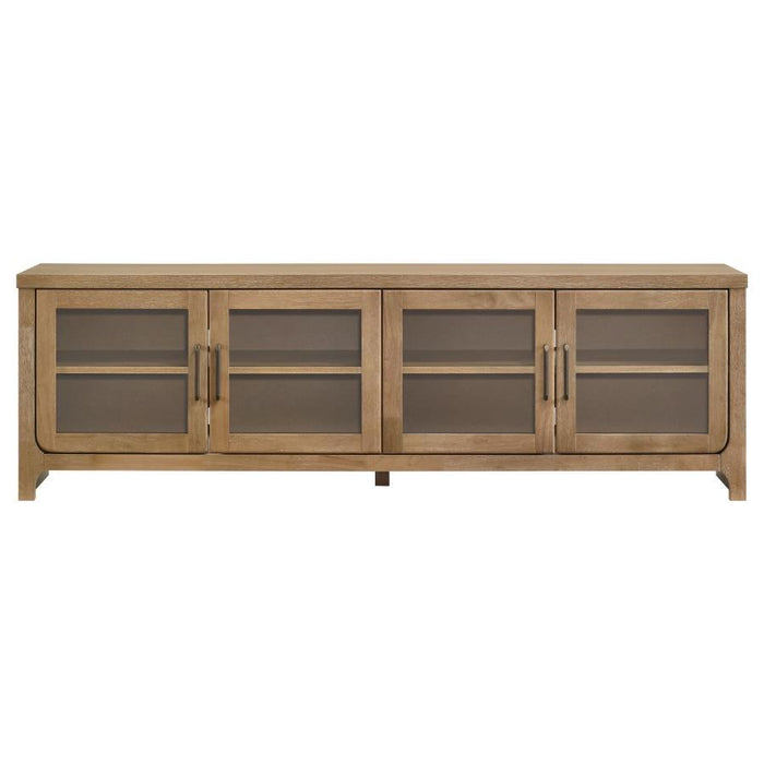 Brenham - 79" 4-Door TV Stand Media Console - Washed Oak