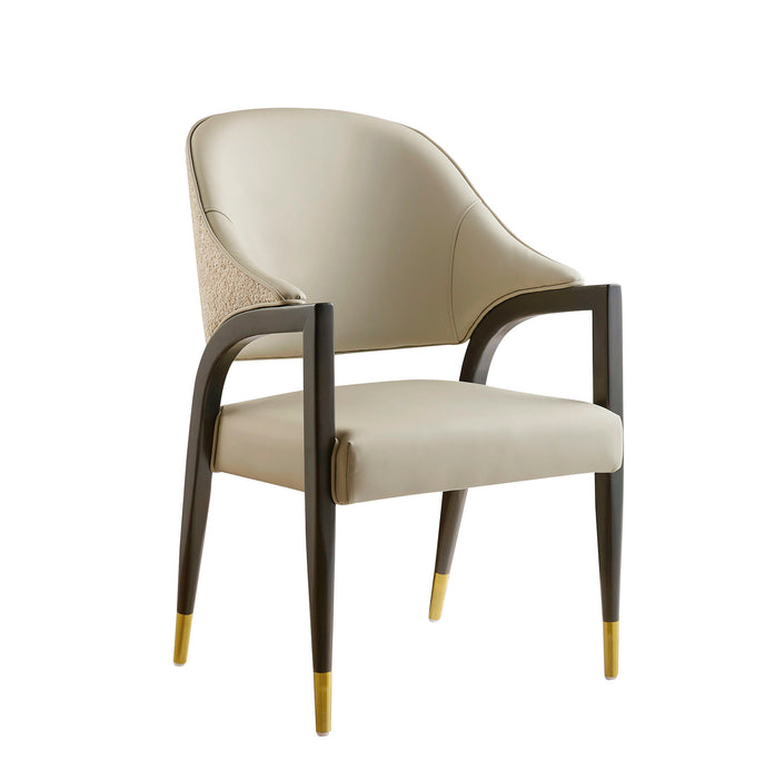 Manhattan Collette - Wood Upholstered Armchair