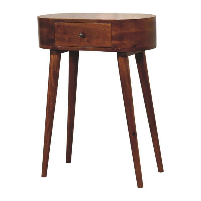 Solid Wood Solid Console Table With Two Drawers (719163) - Brown
