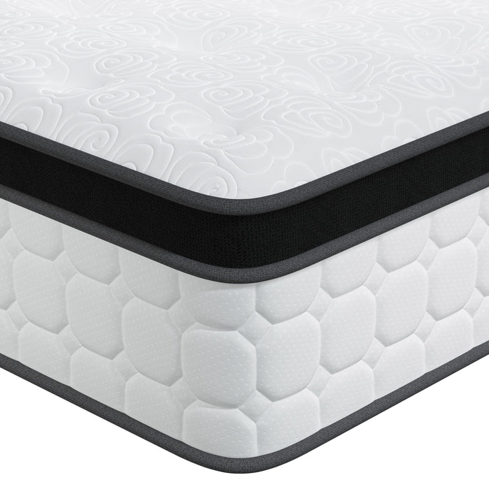 12" Hybrid Pocket Coil Gel Memory Foam Mattress - King