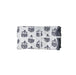 Set of 4 TOV Furniture Crissy cotton canvas printed napkins with black vintage floral design, perfect for elegant table settings.