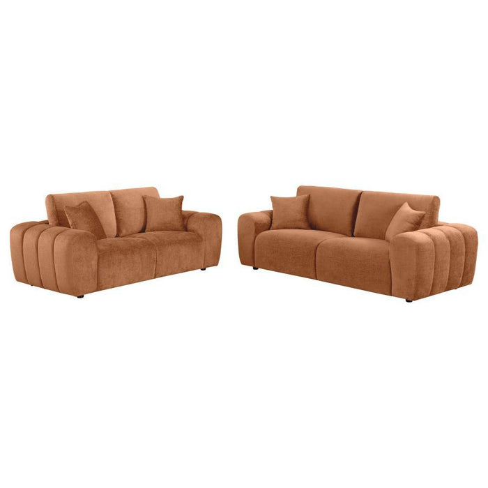 Burnett - Chenille Upholstered Sofa Set
