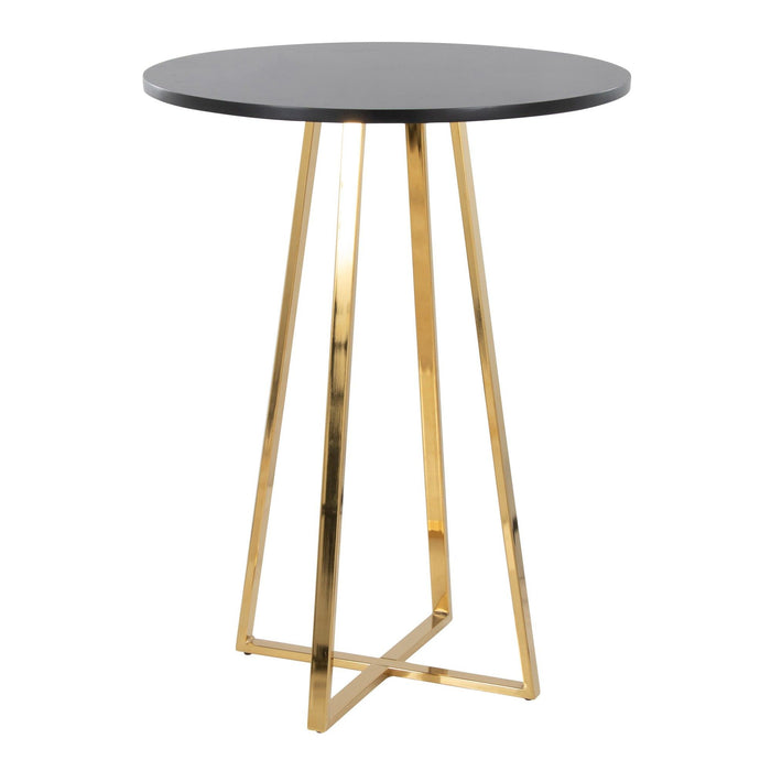 Cosmo - Counter Table - Gold Metal