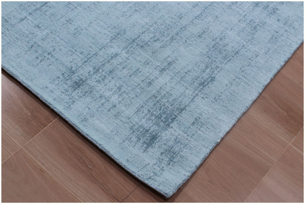 10' x 14' Hand Loomed Area Rug - Denim Blue