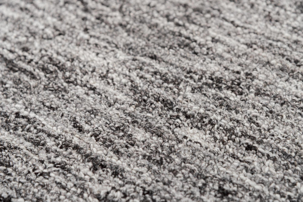 9' X 12' Wool Hand Tufted Area Rug (747079) - Gray / Charcoal / Black