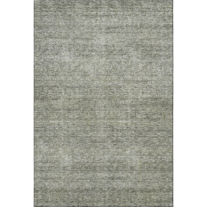 10' X 14' Abstract Washable Area Rug With UV Protection (687985) - Sage / Beige