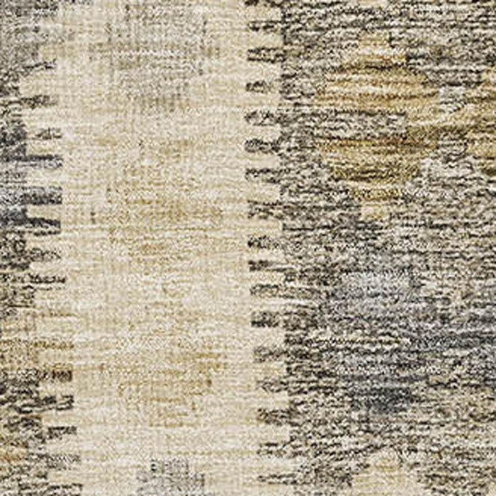 10' X 14' Geometric Washable Area Rug With UV Protection (691818) - Beige / Gray / Ivory