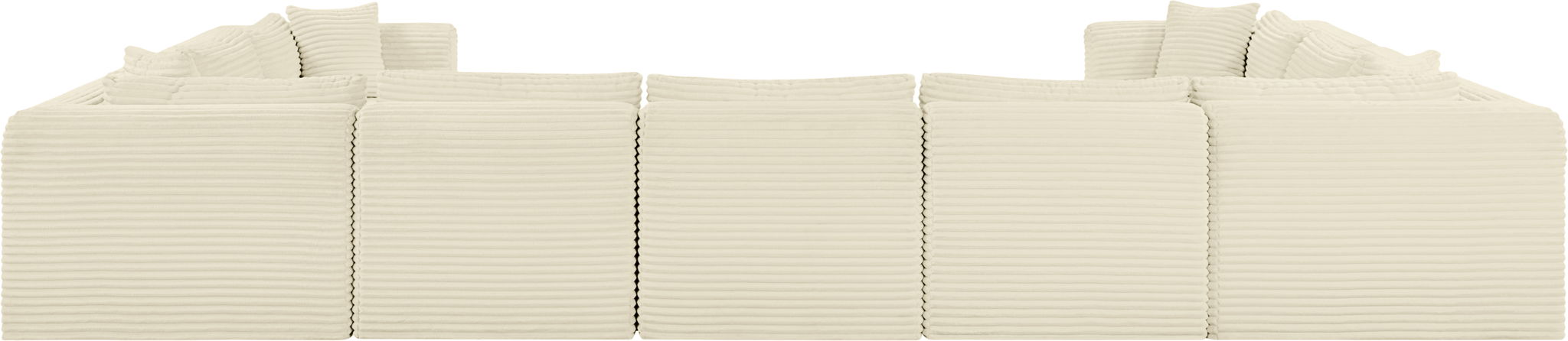 Shaggy - 9 Piece Modular U-Shaped Sectional