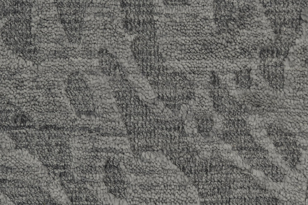 9' X 13' Abstract Hand Woven Area Rug (744413) - Gray / Black