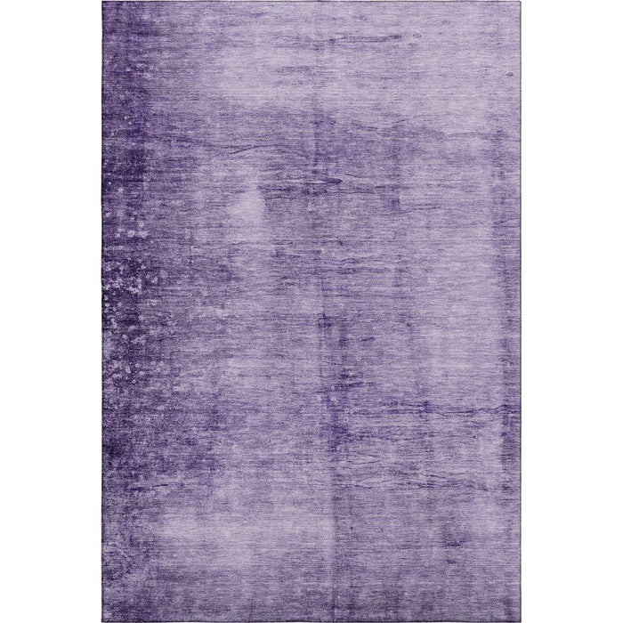 10' X 14' Abstract Washable Area Rug With UV Protection (706885) - Purple / Lavender