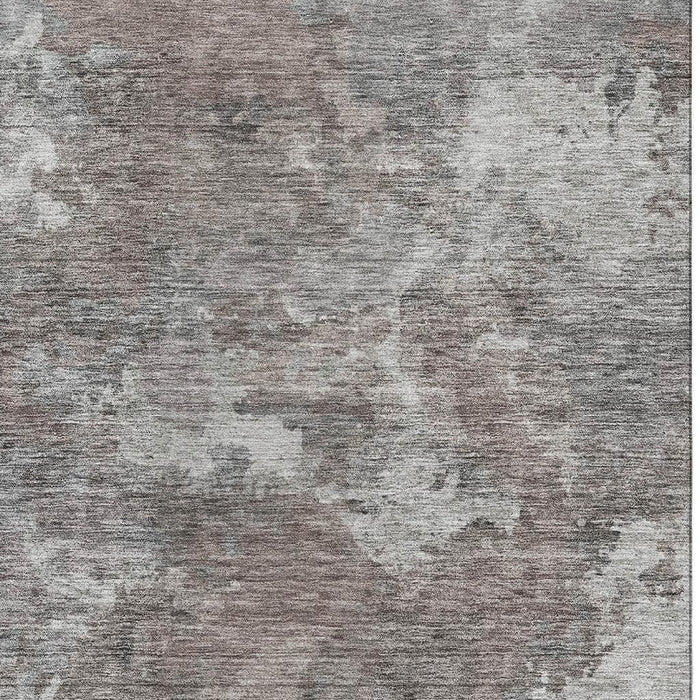 10' X 14' Abstract Washable Area Rug With UV Protection (710310) - Brown / Gray
