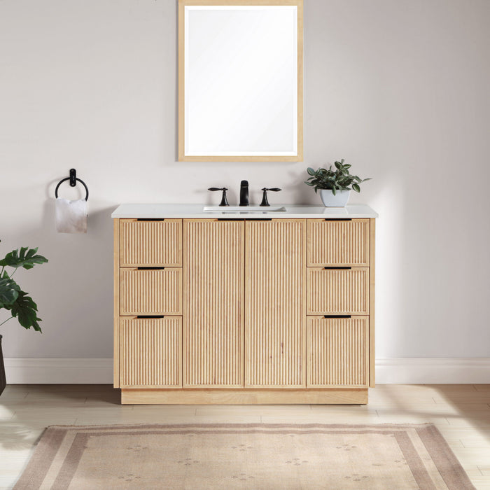 Willard - Engineered Stone And Solid Wood Bathroom Vanity