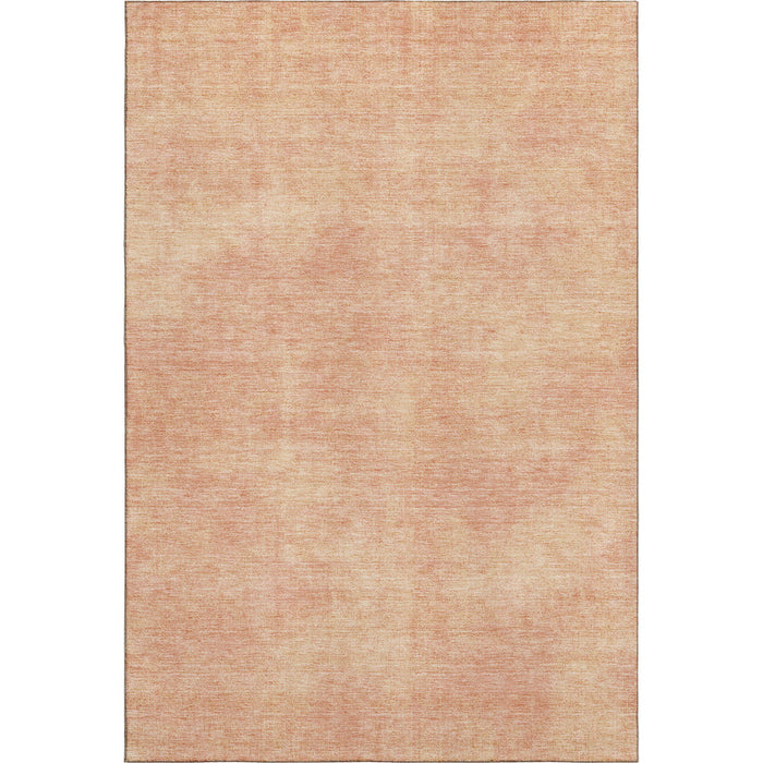 10' X 14' Abstract Washable Area Rug With UV Protection (679959) - Peach / Salmon