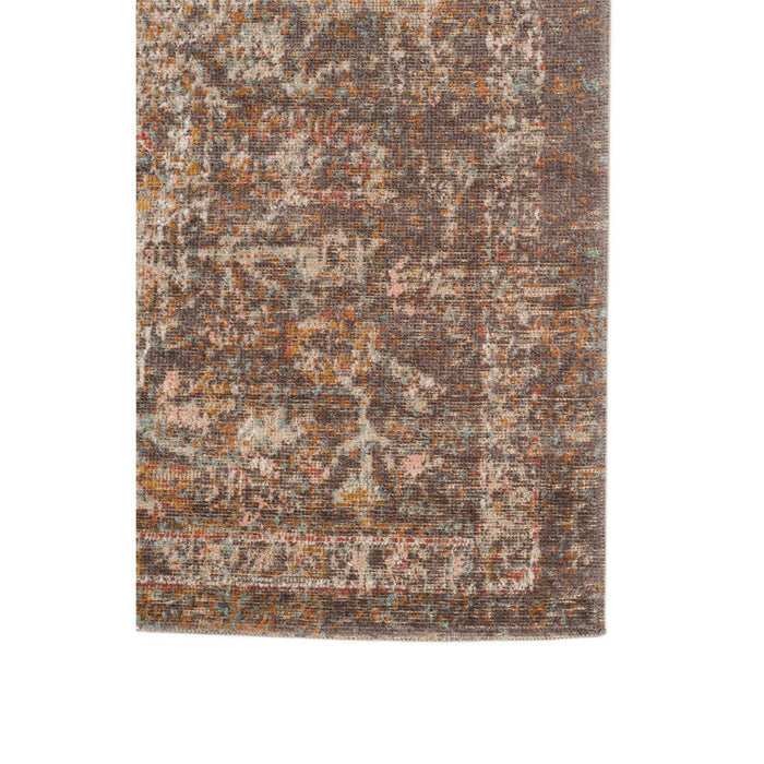 9' x 12' Medallion Power Loom Area Rug - Beige Gray And Taupe