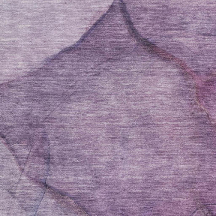 10' X 14' Abstract Washable Area Rug With UV Protection (651112) - Purple / Ivory