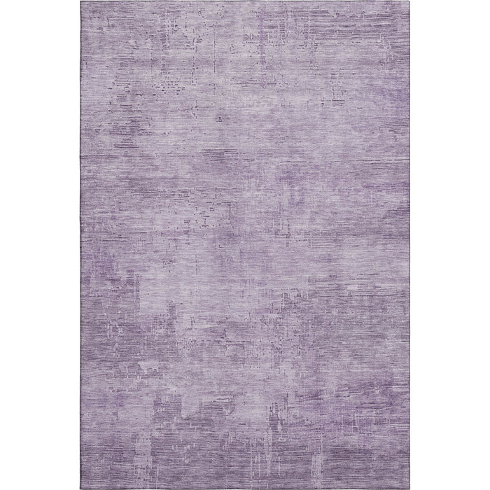 10' X 14' Abstract Washable Area Rug With UV Protection (696080) - Lavender / Purple