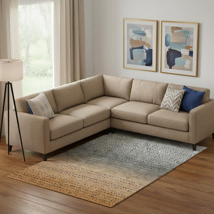10' X 14' Abstract Washable Area Rug With UV Protection (710807) - Copper / Gray / Silver