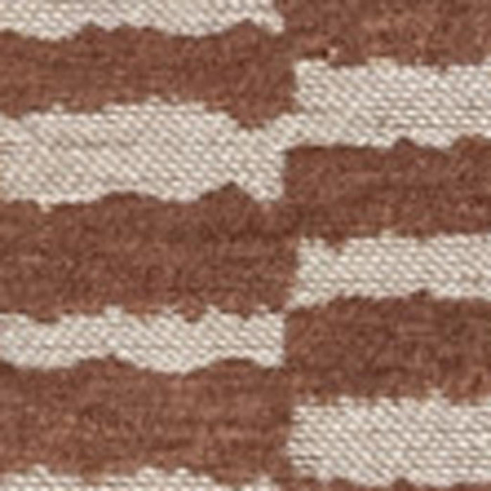 5' X 7' Geometric Berber Washable Area Rug With UV Protection (609864) - Brown / Beige