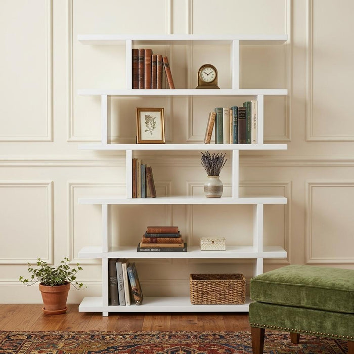 Five Tier Bookcase (517714) - White