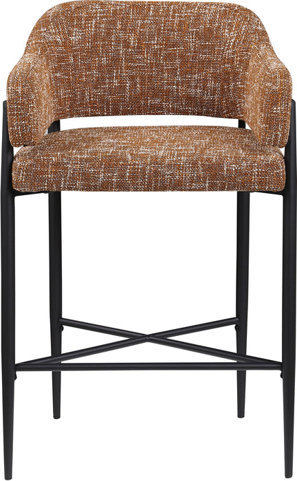 Dame - Fabric Upholstered Counter Stool (Set of 2)