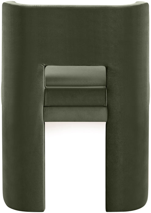 Zuno - Velvet Performance Fabric Upholstered Dining Chair (Set of 2)