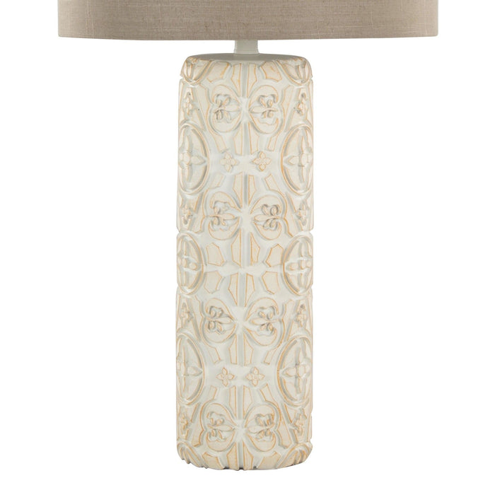 Charlotte - 30" Polyresin Table Lamp (Set of 2) - Beige