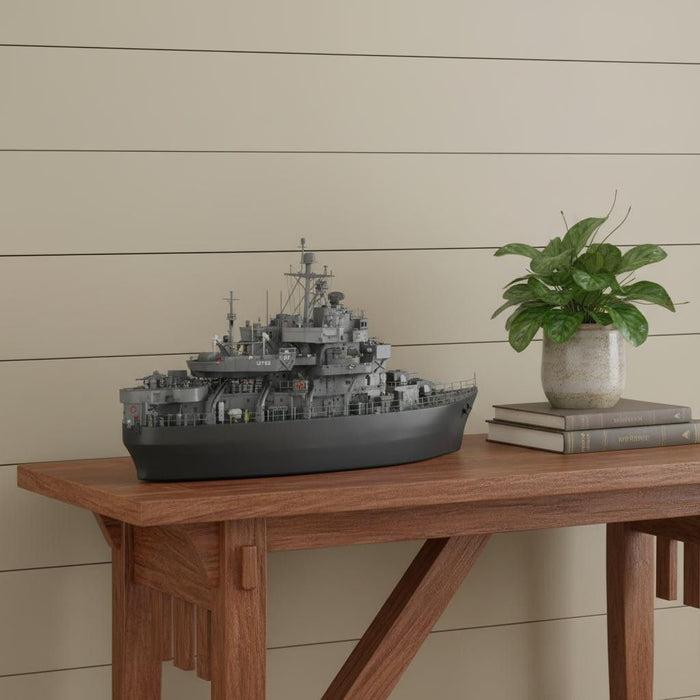 Hand Painted Model Boat (624310) - Dark Gray