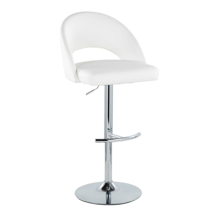 Renee - Adjustable Barstool (Set of 2) - Chrome Base