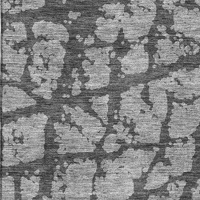 10' X 14' Abstract Washable Area Rug With UV Protection (676842) - Gray / Charcoal