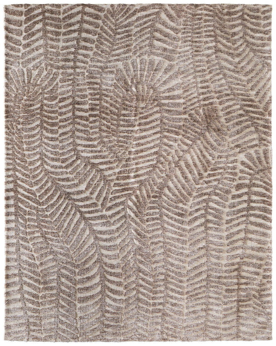 9' X 13' Animal Print Area Rug (722083) - Taupe / Tan