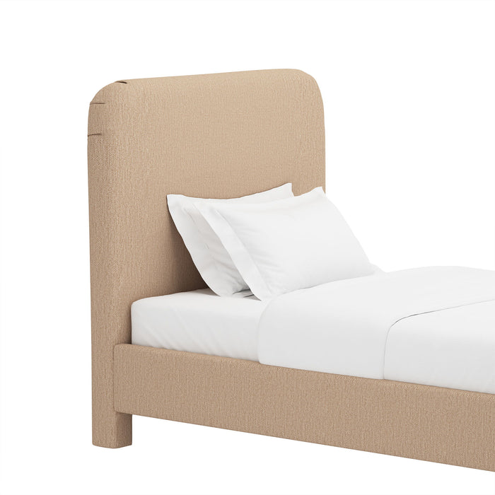 Layton - Rounded Corner Upholstered Bed