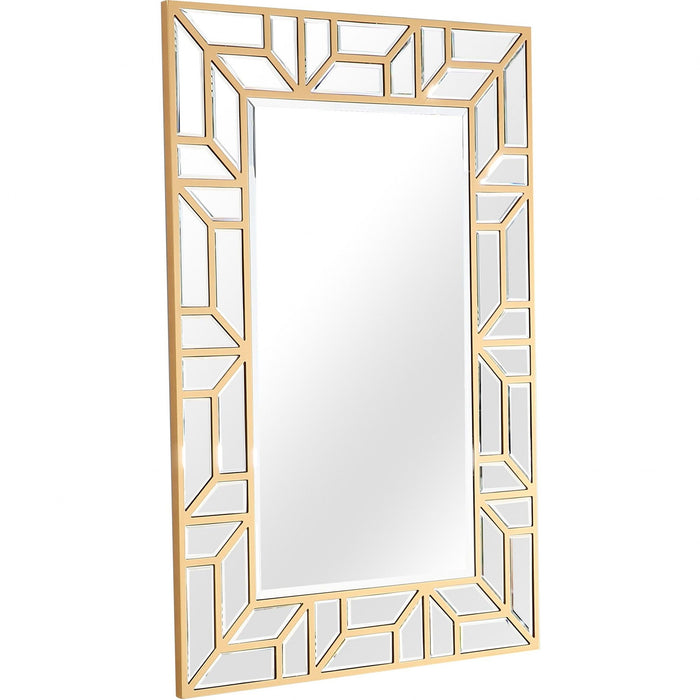 45" Framed Accent Mirror - Gold