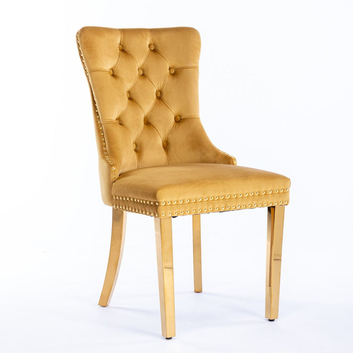 Nikki - Modern, High-End Tufted Dining Chair (Set of 2)