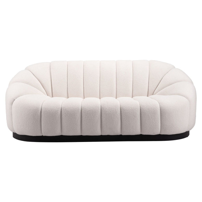 Polyester Sofa - Cream