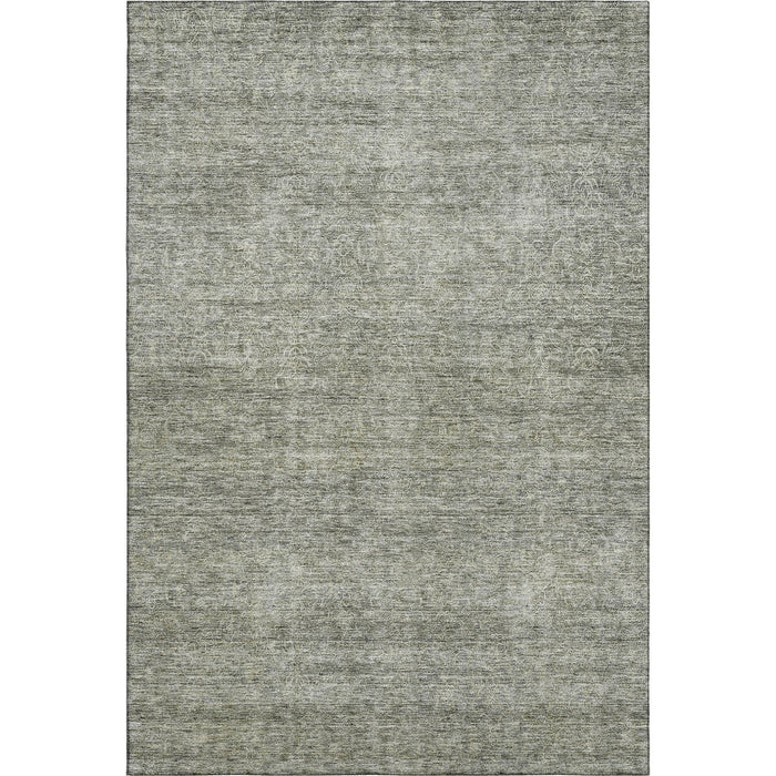 10' X 14' Abstract Washable Area Rug With UV Protection (687985) - Sage / Beige