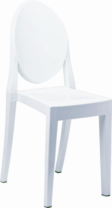 Upholstered Dining Side Chairs (Set of 4) - White