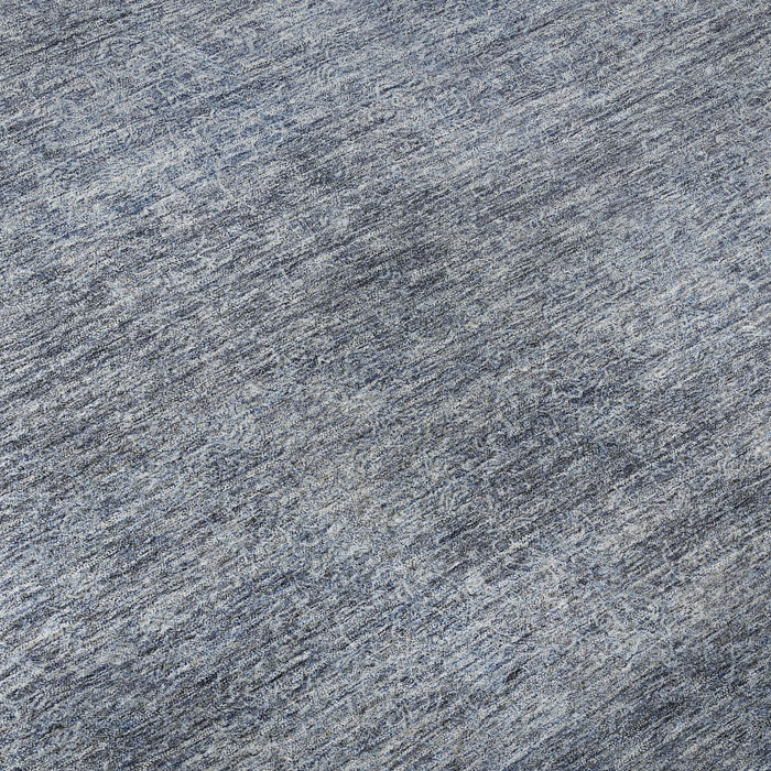 10' X 14' Abstract Washable Area Rug With UV Protection (687997) - Sky Blue / Beige