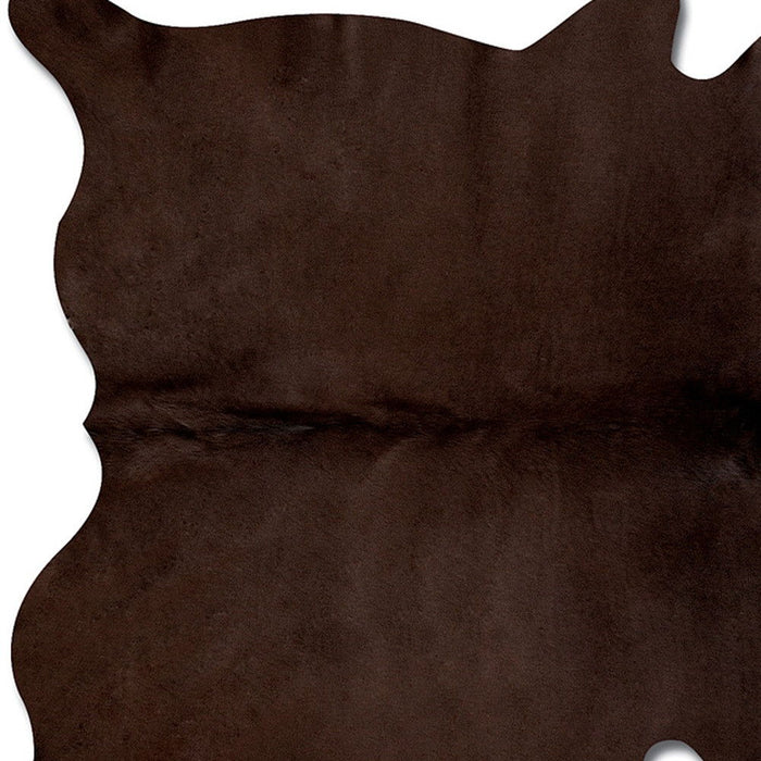 60" x 84" Cowhide Area Rug - Chocolate