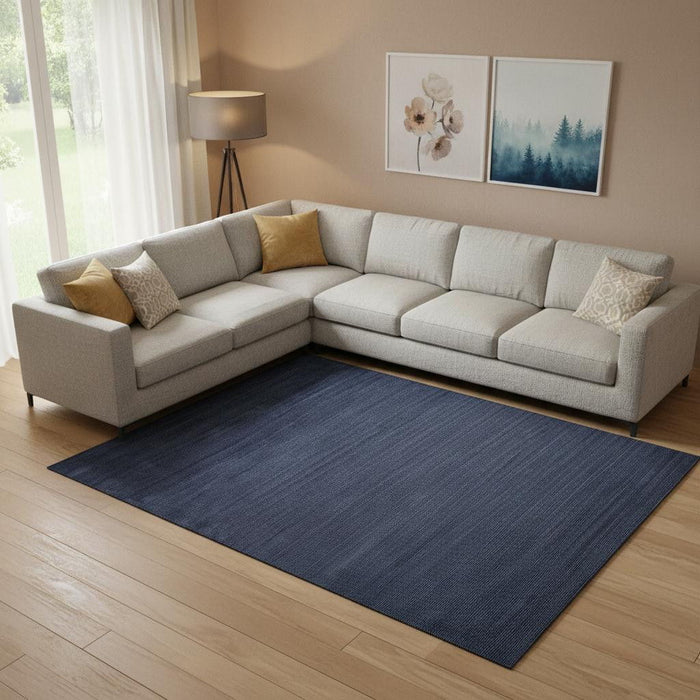 12' X 15' Hand Woven Area Rug (721537) - Blue