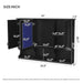 Giga modern wall-mounted mirror medicine cabinet with open shelves, adjustable interior, over toilet bathroom storage.