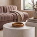 Meridian Furniture Orelia genuine marble tray with gold handles, decorative serving tray for home or tabletop use.