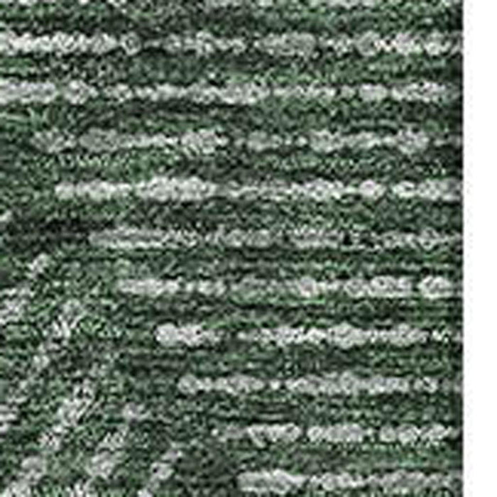 8' X 10' Geometric Washable Area Rug With UV Protection - Fern Green And Emerald