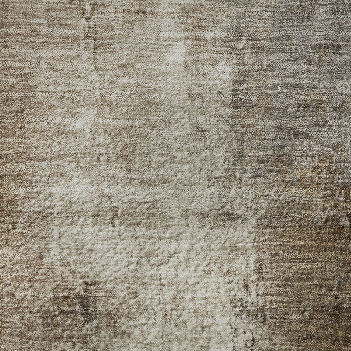 10' X 14' Abstract Washable Area Rug With UV Protection (709986) - Brown / Gray / Ivory