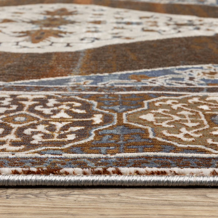 10' X 13' Medallion Area Rug - Gray / Blue
