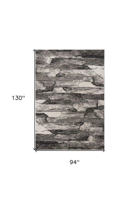 7.8' x 10.8' Abstract Area Rug - Gray
