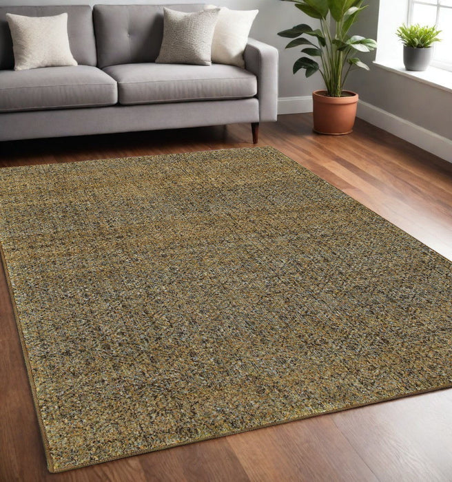 5' x 7' Geometric Power Loom Area Rug - Green