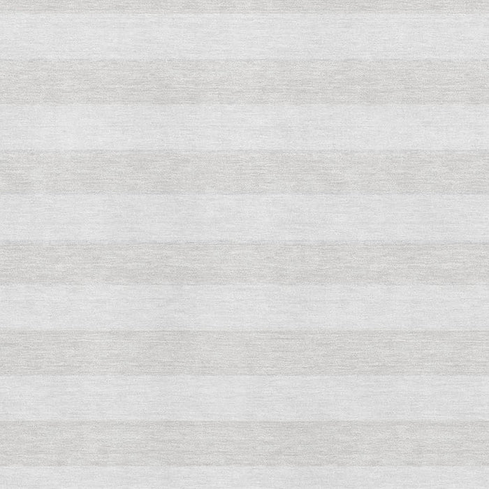 10' X 14' Striped Washable Area Rug With UV Protection (647602) - Ivory / Gray