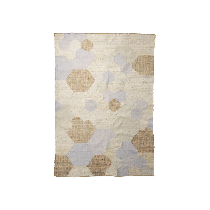 8' X 10' Patchwork Hand Woven Area Rug - Brown