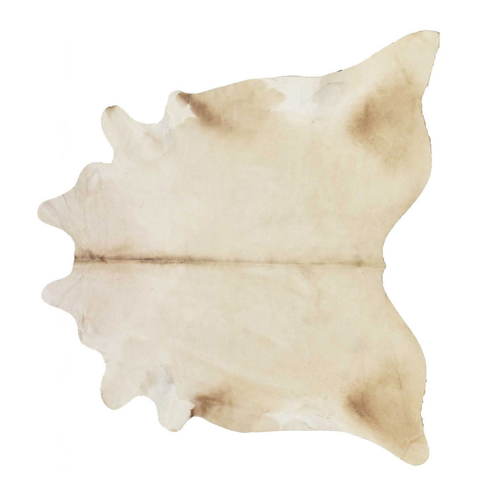 6.5' Brindled Cowhide Rug - Champagne