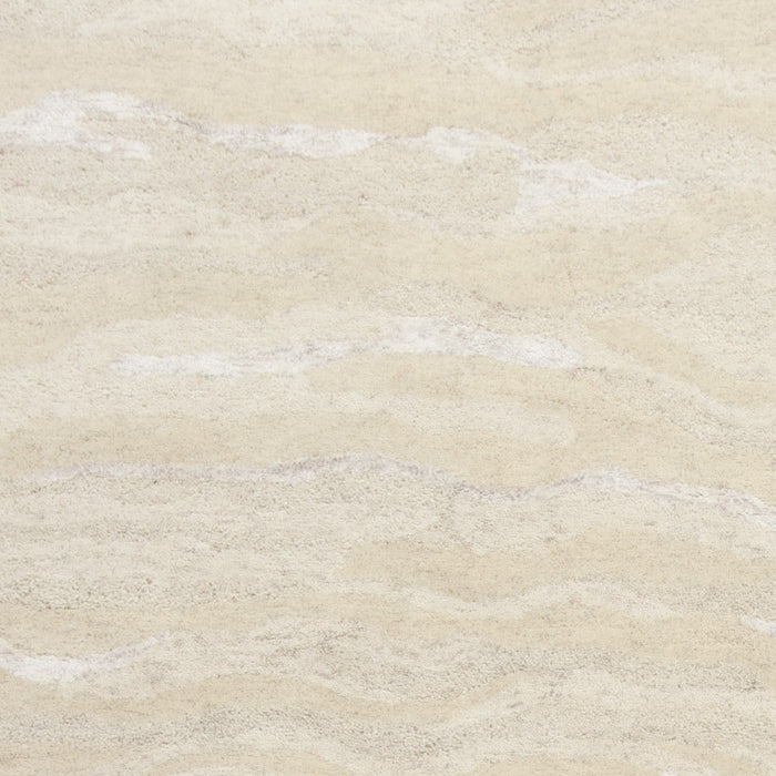 9' x 12' Hand Tufted Abstract Indoor Area Rug - Ivory